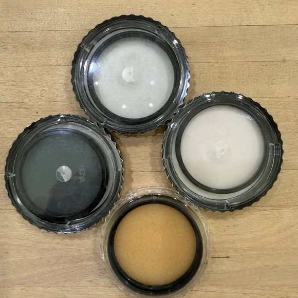 Canon AE-1 Camera with 4 Lenses, Speedlite, Filters and Case